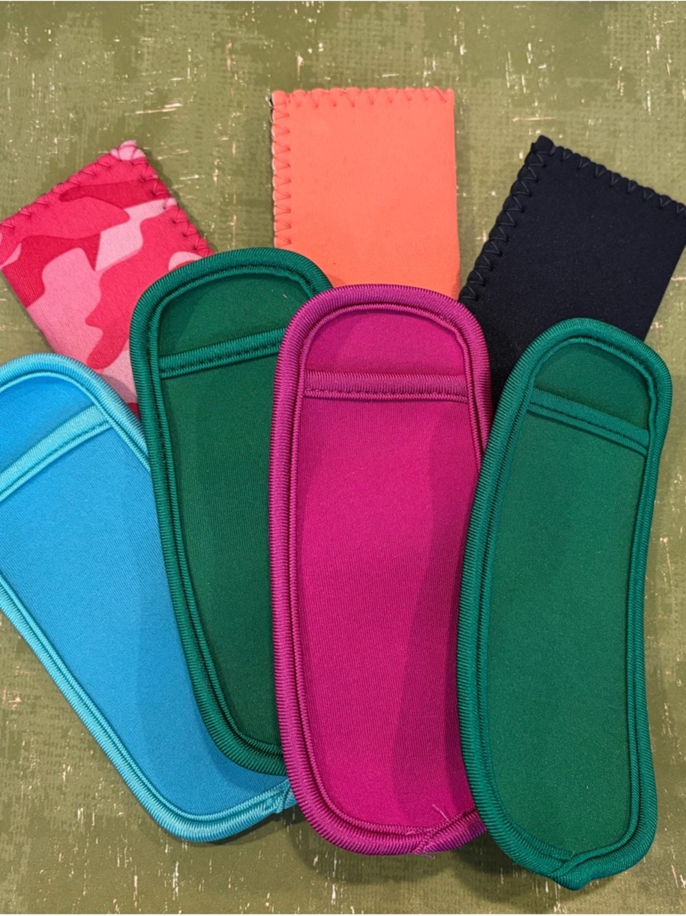 Ice pop holders - Pink, Green, Blue, Black, Coral